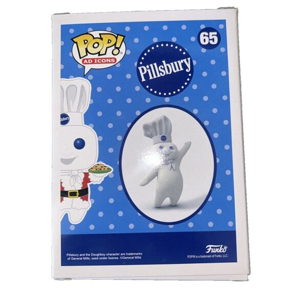 Funko Pop! Ad Icons 65 Pillsbury Doughboy Funko Shop Exclusive With Protector - Picture 4 of 5